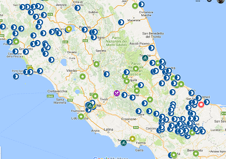 mappa eventi